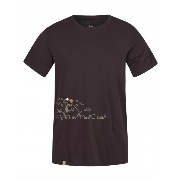  Herren-T-Shirt HANNAH SKATCH SCHWARZE BOHNE 