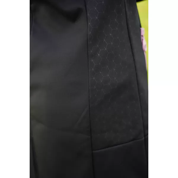  Softshell-Mantel für Damen ALTISPORT CIARA SCHWARZ/ROSA 