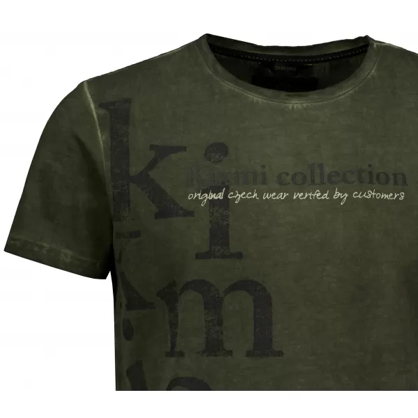  Herren-T-Shirt KIXMI SANDER KHAKI 