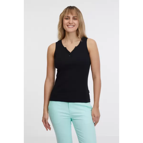  Damen-Tanktop SAM 73 MANUELA WT 901 SCHWARZ 