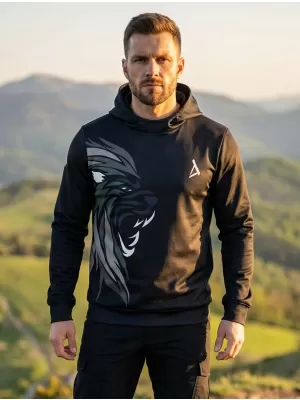 Hochwertiges Funktions-Sweatshirt für Herren ALTISPORT VOJ/ALM029MI01 SCHWARZGRAU