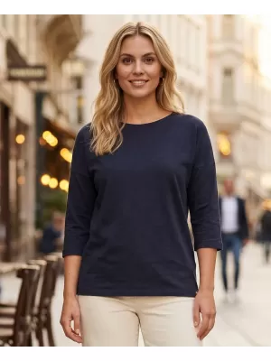 Damen-T-Shirt SAM 73 NEVADA WT 919 DUNKELBLAU