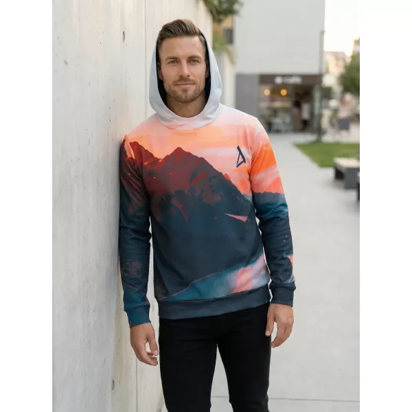  Hochwertiges Funktions-Sweatshirt für Herren ALTISPORT VOJ/ALM030MI01 ORANGE 
