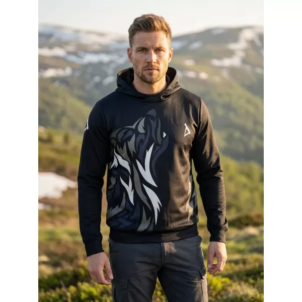  Hochwertiges Funktions-Sweatshirt für Herren ALTISPORT VOJ/ALM029MI01 SCHWARZGRAU 