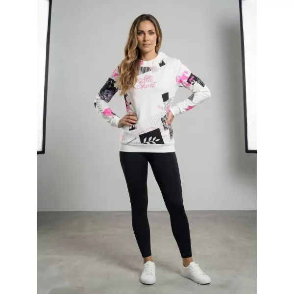  Premium-Sweatshirt für Damen ALTISPORT VOJ/ALW009MI01 WEIß 
