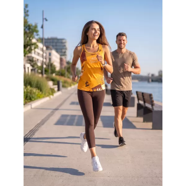  Hochwertiges Funktions-Tanktop für Damen ALTISPORT VOJ/ALW009TIL01 GELB 