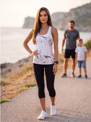 Hochwertiges Funktions-Tanktop für Damen ALTISPORT VOJ/ALW034TIL01 WEIß