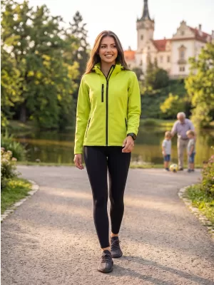 Softshelljacke für Damen ALTISPORT NP/ALW125 KALK