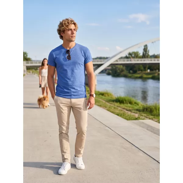  Herren-T-Shirt ALTISPORT NoPrint NP/ALM361 BLAUE HIGHLIGHTS 