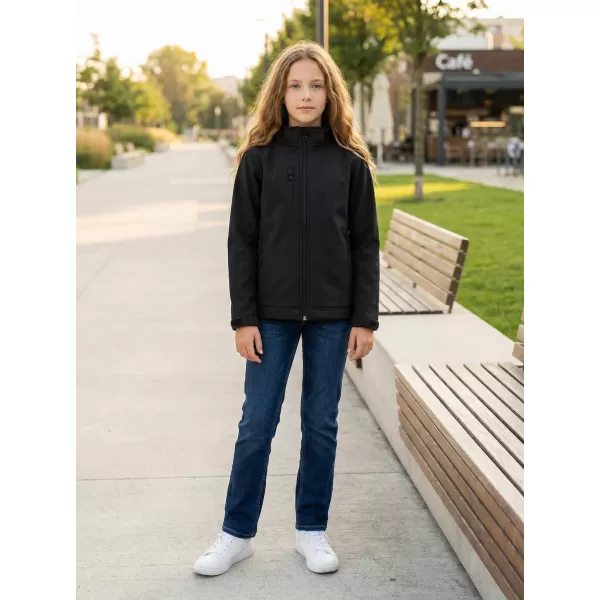  Softshelljacke für Kinder ALTISPORT NP/ALK535 SCHWARZ 