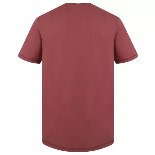  Herren-T-Shirt HUSKY TEE BASE M DUNKLES BURGUNDERROT 