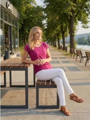 Damen-T-Shirt ALTISPORT NP/ALW021 FUCHSIAROT