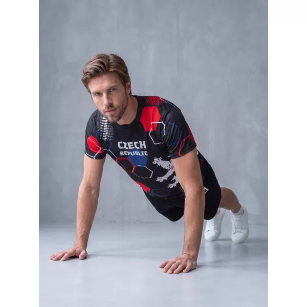  Hochwertiges Funktions-T-Shirt für Herren ALTISPORT x CZE VOJ/ALM036TR01 HEXA-GESICHT 