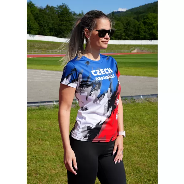  Hochwertiges Funktions-T-Shirt für Damen ALTISPORT x CZE VOJ/ALW036TR01 STREIFEN 
