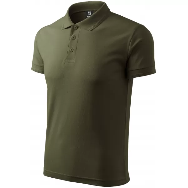  Herren-T-Shirt mit Kragen ALTISPORT NP/ALM302 MILITÄR 