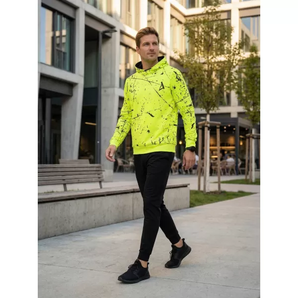  Hochwertiges Funktions-Sweatshirt für Herren ALTISPORT VOJ/ALM034MI01 NEON GELB 
