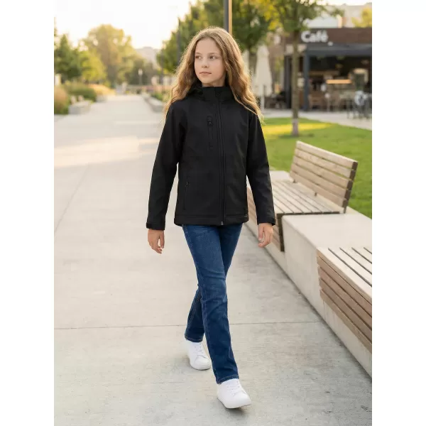  Softshelljacke für Kinder ALTISPORT NP/ALK535 SCHWARZ 