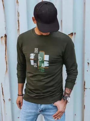 Herren -Sweatshirt DSTREET BX5351 KHAKI