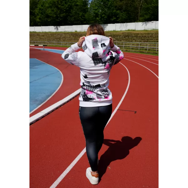  Premium-Sweatshirt für Damen ALTISPORT VOJ/ALW009MI01 WEIß 