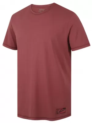 Herren-T-Shirt HUSKY TEE BASE M DUNKLES BURGUNDERROT