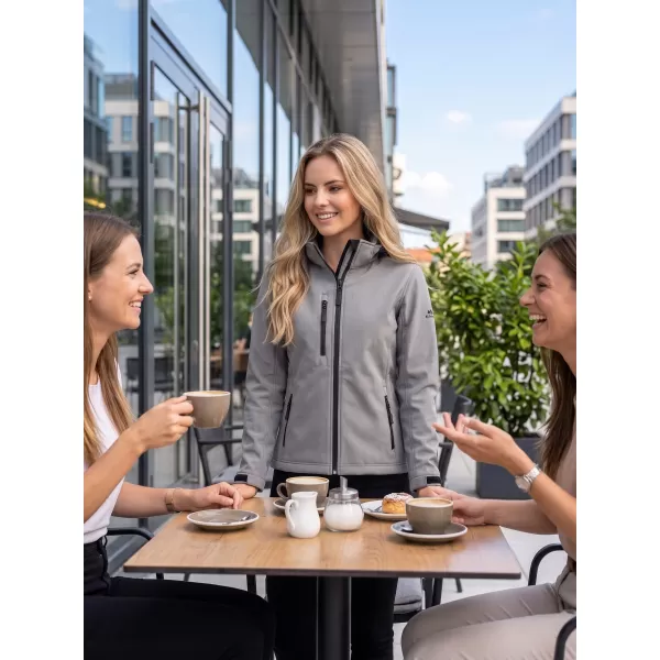  Softshelljacke für Damen ALTISPORT NP/ALW125 STAHLGRAU 
