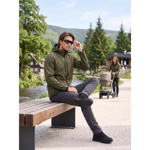  Herren-Softshelljacke ALTISPORT NP/ALM225 MILITÄR 