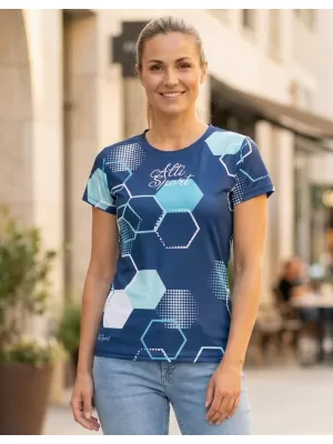 Hochwertiges Funktions-T-Shirt für Damen ALTISPORT VOJ/ALW037TR01 NAVY BLAU