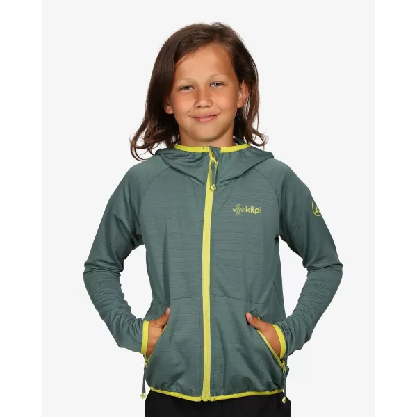  Fleece-Sweatshirt für Jungen KILPI MEMPHIS-JB VJ0201KI KHAKI 
