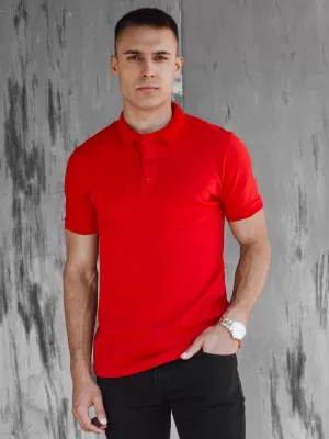Herren t -Shirt mit einem Kragen DSTREET PX0598 ROT