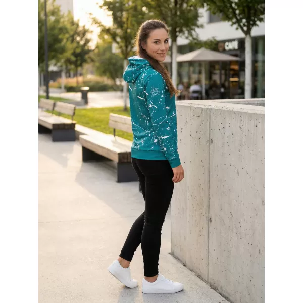  Hochwertiges Funktions-Sweatshirt für Damen ALTISPORT VOJ/ALW034MI01 SMARAGD 