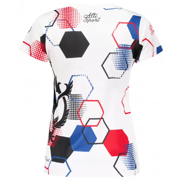  Hochwertiges Funktions-T-Shirt für Damen ALTISPORT x CZE VOJ/ALW036TR01 HEXA WEIß 