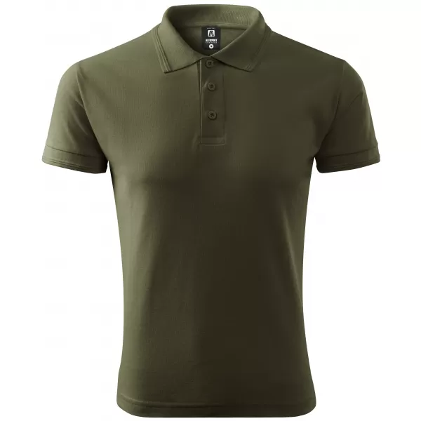  Herren-T-Shirt mit Kragen ALTISPORT NP/ALM302 MILITÄR 