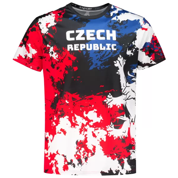  Hochwertiges Funktions-T-Shirt für Herren ALTISPORT x CZE VOJ/ALM036TR01 FLECKEN 
