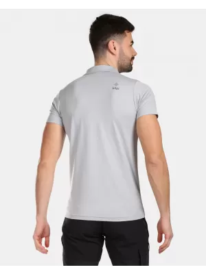 Herren-T-Shirt mit Kragen KILPI GIVRY-M VM0304KI HELLGRAU