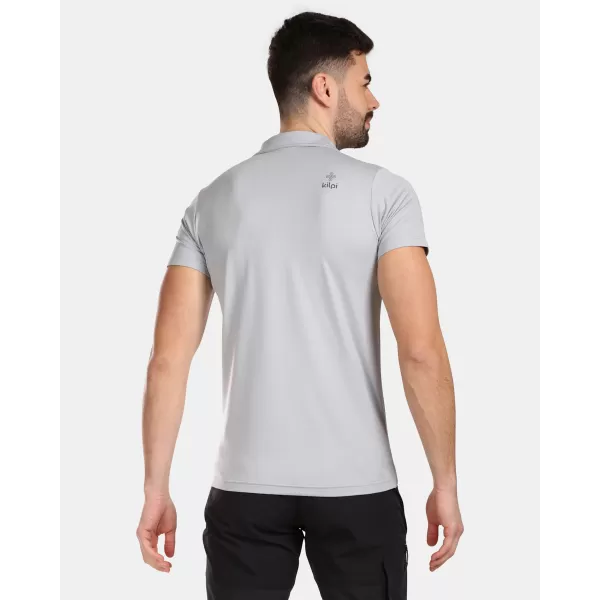  Herren-T-Shirt mit Kragen KILPI GIVRY-M VM0304KI HELLGRAU 