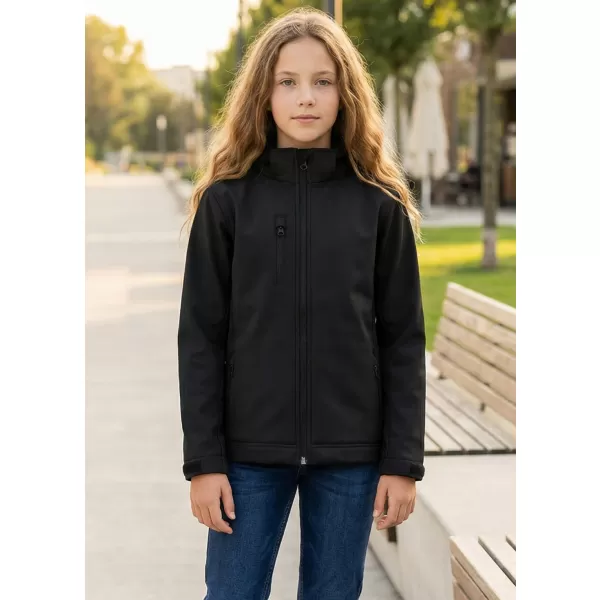  Softshelljacke für Kinder ALTISPORT NP/ALK535 SCHWARZ 