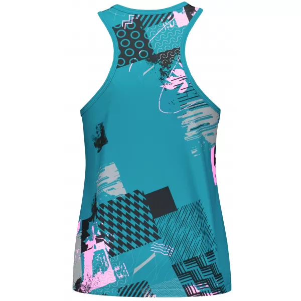  Hochwertiges Funktions-Tanktop für Damen ALTISPORT VOJ/ALW009TIL01 SMARAGD/HELLROSA 