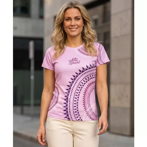  Hochwertiges Funktions-T-Shirt für Damen ALTISPORT VOJ/ALW033TR01 LILA 