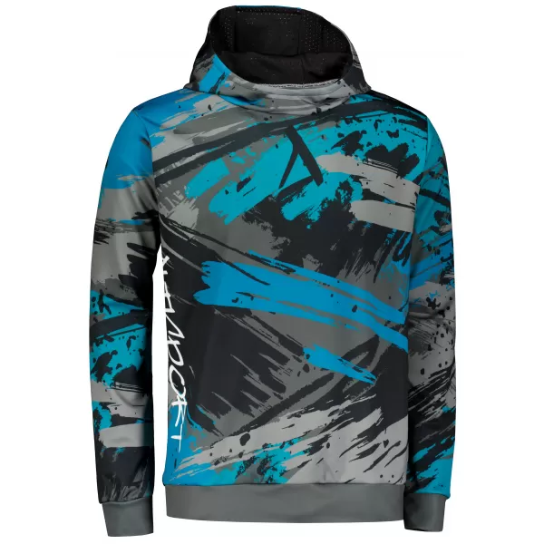  Premium-Sweatshirt für Herren ALTISPORT VOJ/ALM014MI01 SCHWARZ/KEROSIN 