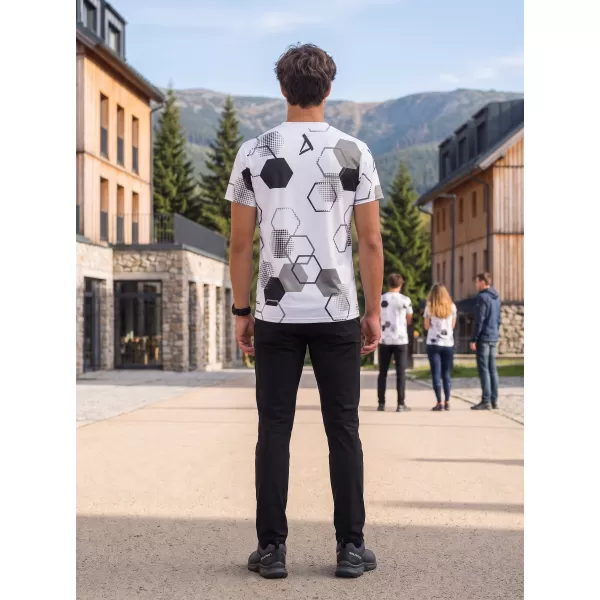  Funktionelles Premium-T-Shirt für Herren ALTISPORT VOJ/ALM037TR01 WEIß 