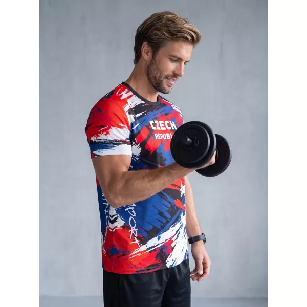  Hochwertiges Funktions-T-Shirt für Herren ALTISPORT x CZE VOJ/ALM036TR01 TSCHECHISCH 