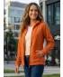 Fleece-Sweatshirt für Damen ALTISPORT NP/ALW405 ORANGE