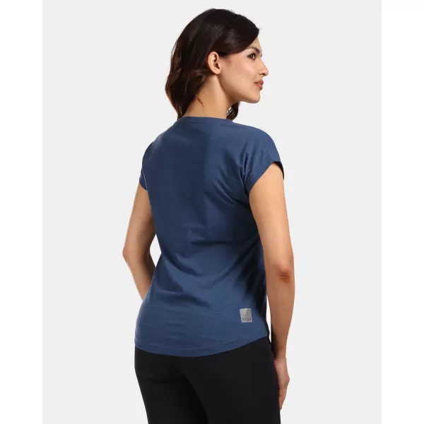  Damen-T-Shirt KILPI ROANE-W VL0364KI DUNKELBLAU 