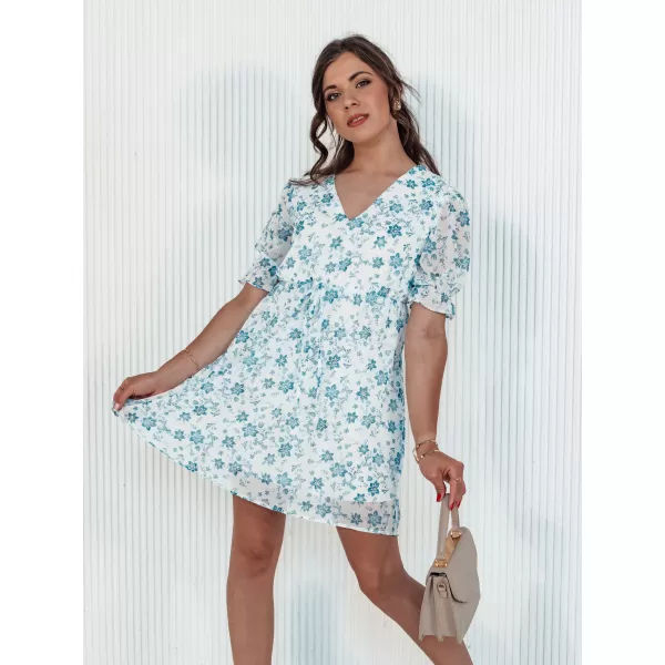  Kleid DSTREET RIVIERA EY2490 WEIß 