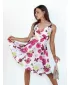Kleid DSTREET LUMINA EY2516 WEIß