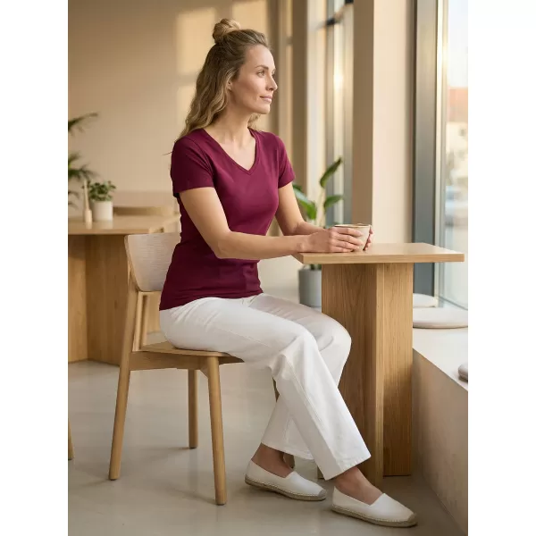  Damen-T-Shirt ALTISPORT NoPrint NP/ALW107 GRANAT 
