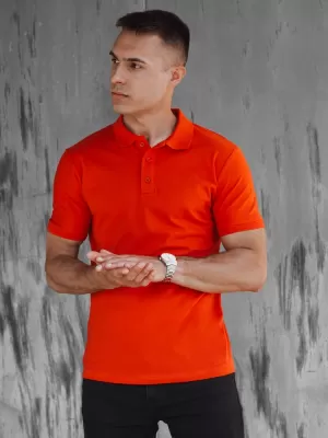 Herren t -Shirt mit einem Kragen DSTREET PX0609 ORANGE