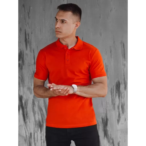  Herren t -Shirt mit einem Kragen DSTREET PX0609 ORANGE 