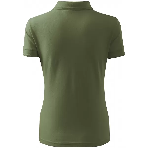 Damen-T-Shirt mit Kragen ALTISPORT NP/ALW012 KHAKI 