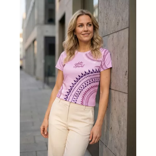  Hochwertiges Funktions-T-Shirt für Damen ALTISPORT VOJ/ALW033TR01 LILA 